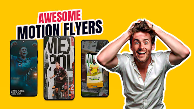 Gig Preview - Animate your flyers into action, motion graphics magic