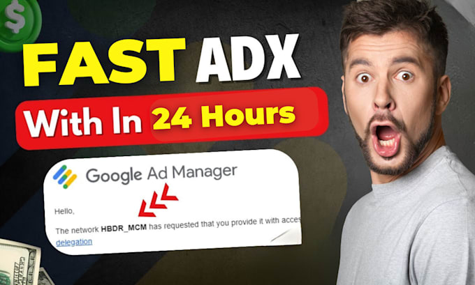 Gig Preview - Get guaranteed google adx approval and ads setup