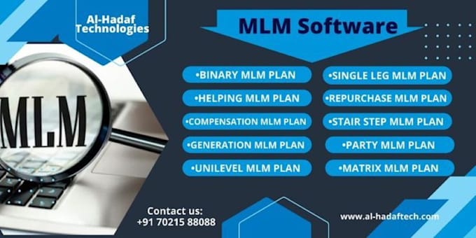 Gig Preview - Develop matrix mlm , binary mlm, unilevel, generation mlm software mlm website