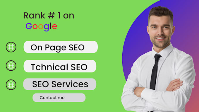 Gig Preview - Do on page and technical SEO optimization for your webside