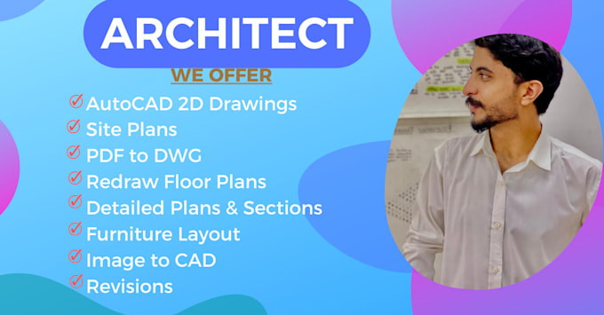 Gig Preview - Draw autocad 2d floor plan and architectural drawings