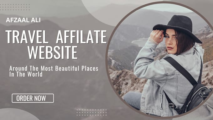 Gig Preview - Build your dream travel affiliate website with wordpress