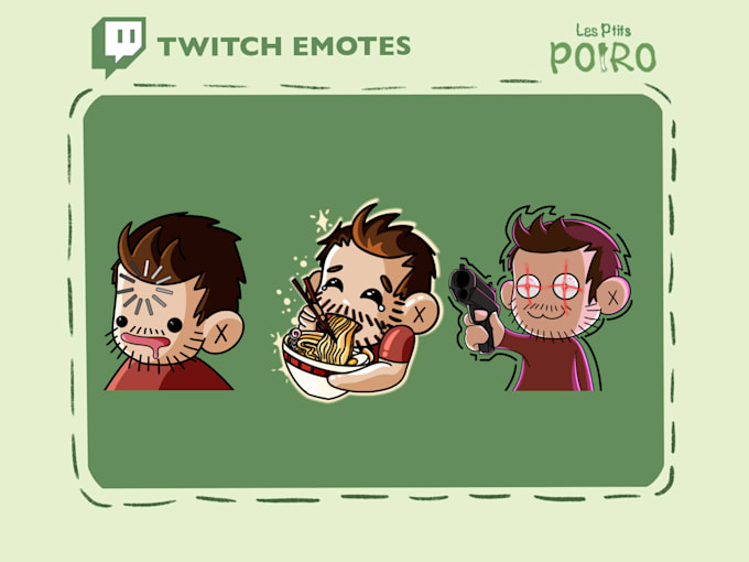 Gig Preview - Make the best custom twitch emote for you