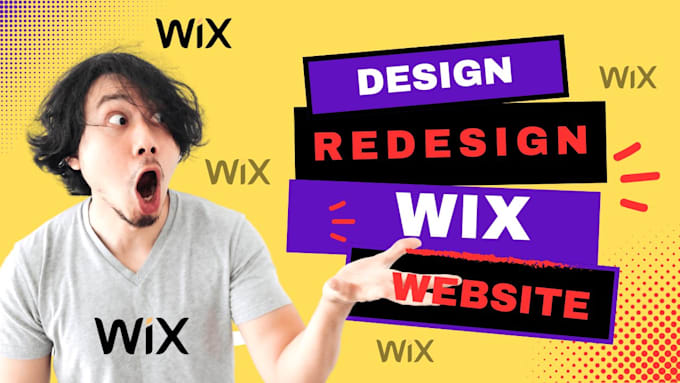 Gig Preview - Be your wix designer, wix developer, will design redesign your wix website