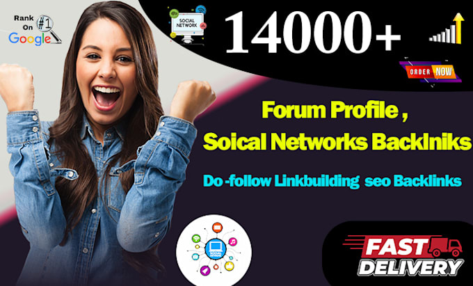 Bestseller - make 14000 social networks and forum profile SEO backlinks