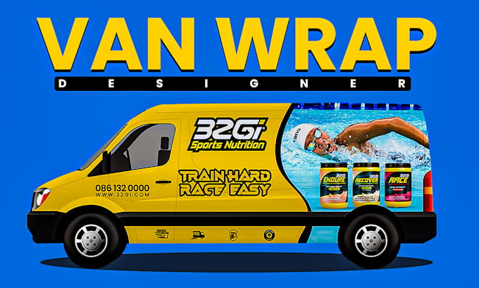 Gig Preview - Do custom car wrap design, van wrap design, vehicle wrap design