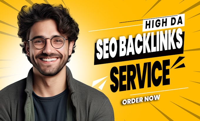 Gig Preview - Do high da authority seo backlinks link building service for google ranking