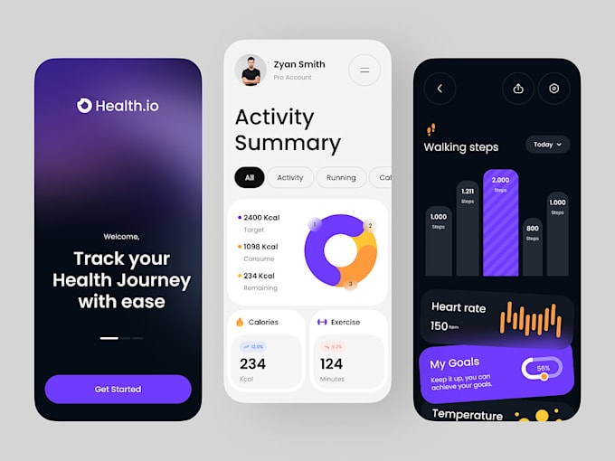 Gig Preview - Develop health tracking app, pharmacy app, solution app, expenses tracking app