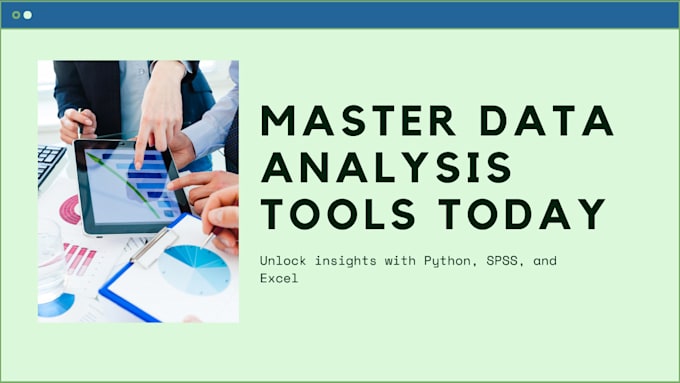 Gig Preview - Handle your python, spss, and excel data analysis and visualization tasks