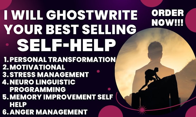 Gig Preview - Be your bestselling self help ebooks ebook writer non fiction ghostwriter