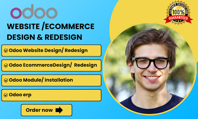 Gig Preview - Do odoo website design  odoo website redesign odoo ecommerce odoo module