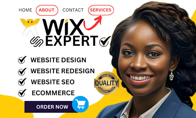 Gig Preview - Wix website redesign wix website design wix website redesign wix website design