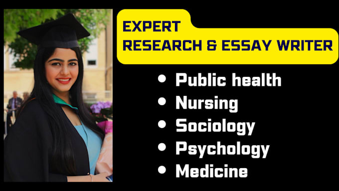 Gig Preview - Do public health, nursing, sociology, psychology and medicine research articles