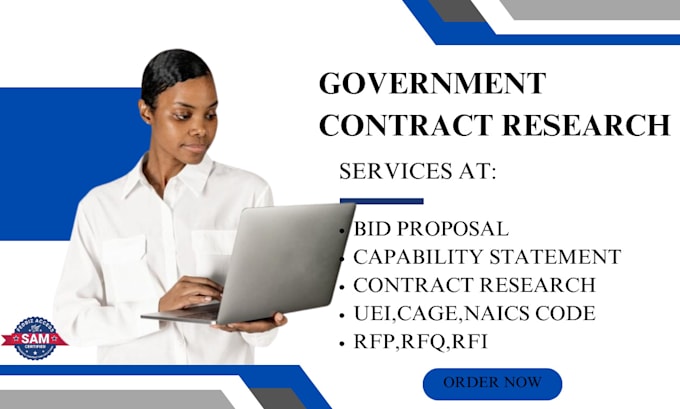 Gig Preview - Write winning government contract, bid proposal, rfp, rfq, capability statement