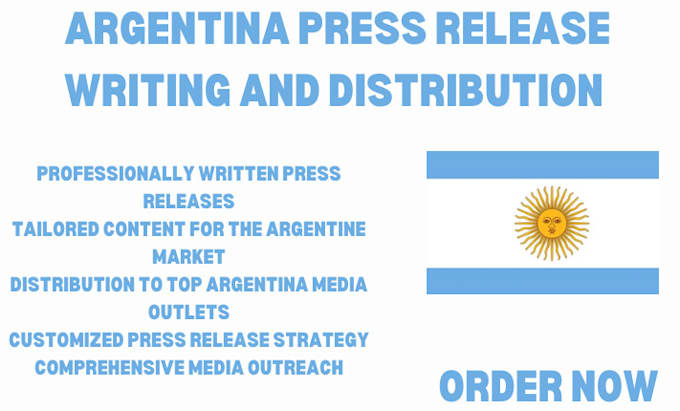 Gig Preview - Do argentina press release writing and distribution to argentina media outlets