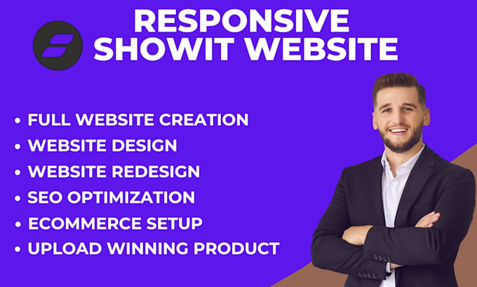 Gig Preview - Design, redesign and customize showit website and template