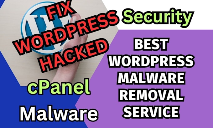 Bestseller - do worpdress malware removal, clean cpanel, wordpress security 2hours