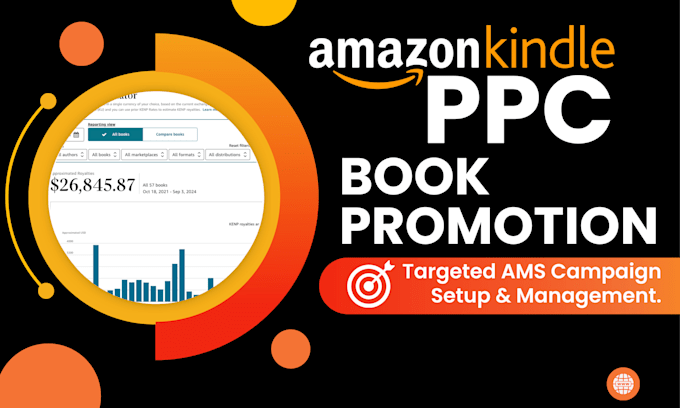 Gig Preview - Launch profitable amazon KDP PPC ads campaign for book promotion