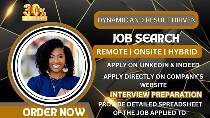 Gig Preview - Strategically search, apply for remote jobs, job application, and interview prep