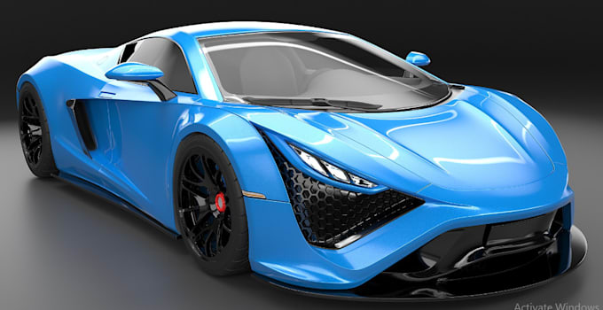 Gig Preview - Design 3d car model, 3d vehicle, 3d car modeling for printing, game or animation