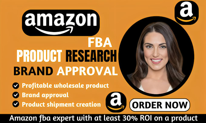 Gig Preview - Do amazon fba wholesale product, amazon fba product with brand approval