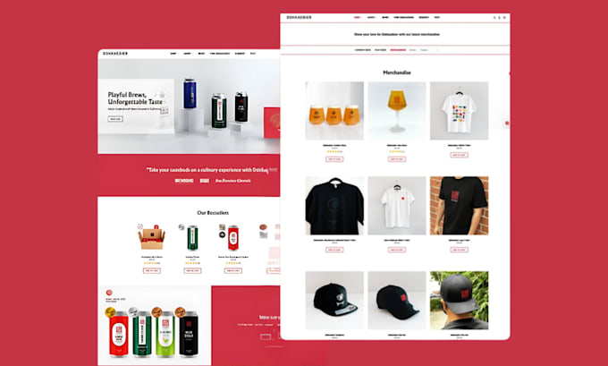 Gig Preview - Design, redesign, clone, duplicate shopify website, shopify store