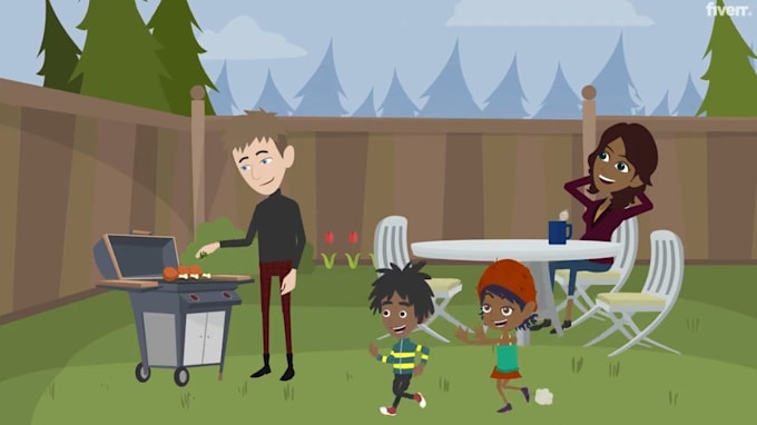 Gig Preview - Create 2d animated explainer video for marketing or 2d explainer video animation