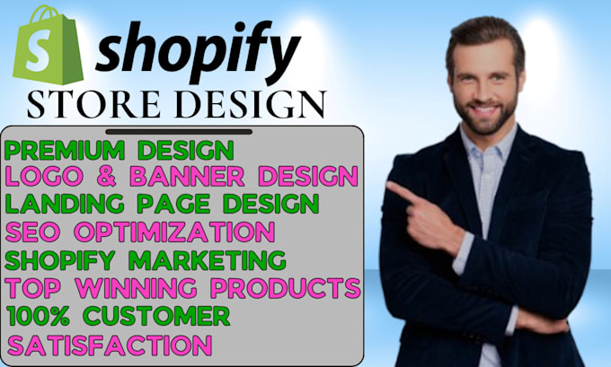 Gig Preview - Redesign shopify website, shopify store design shopify website redesign