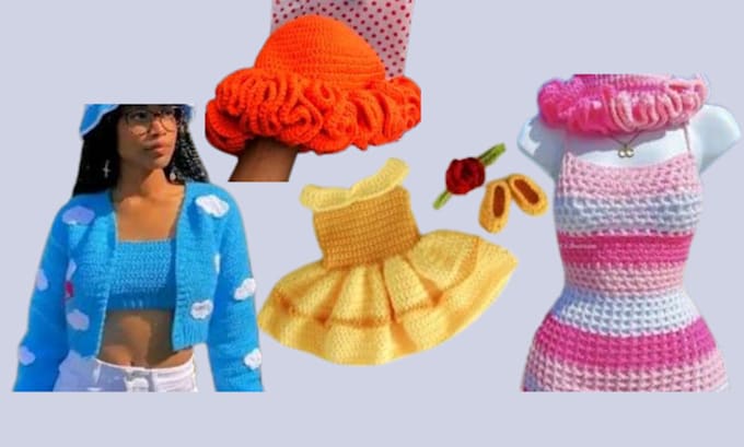 Gig Preview - Crochet anything you want,  write a detailed step by step crochet pattern