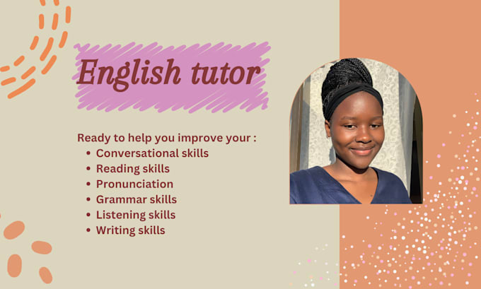 Gig Preview - Be your english tutor