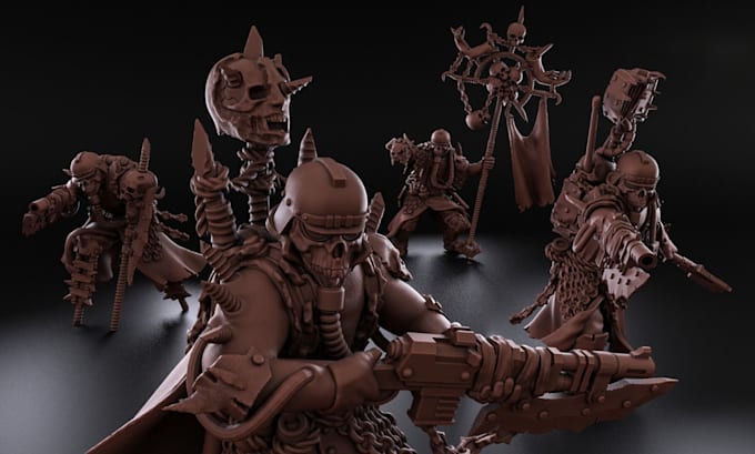 Bestseller - sculpt warhammer 40k 3d miniature dnd tabletop model warhammer painting 3d print