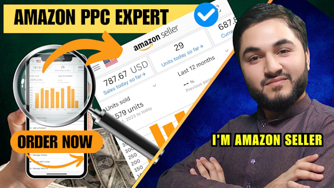 Gig Preview - Optimize amazon PPC campaigns and amazon PPC ads campaigns, amazon PPC expert