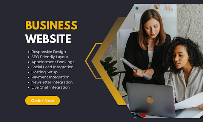 Gig Preview - Design, redesign, and develop business wordpress website