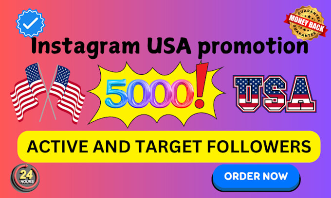 Gig Preview - Add 1000 USA instagram followers organically for fast organic growth