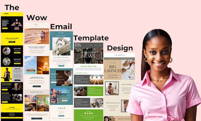 Bestseller - design editable canva beehiiv brevo klaviyo mailchimp email newsletter template