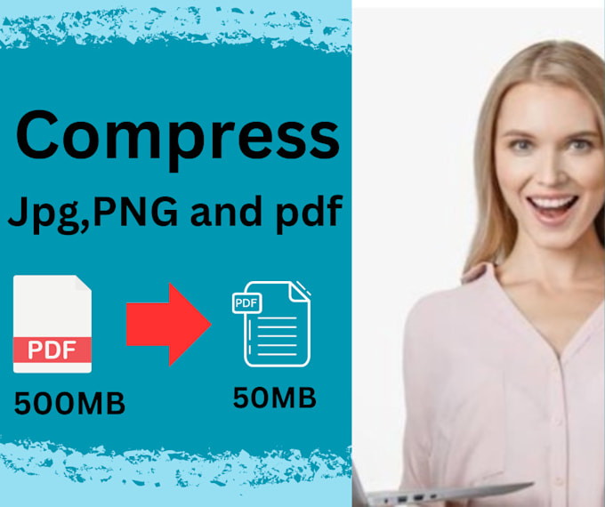 Gig Preview - Compress and reduce pdf