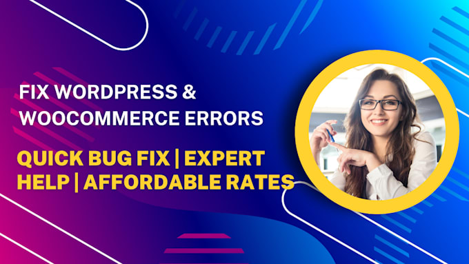 Gig Preview - Fix woocommerce errors and create a professional ecommerce website