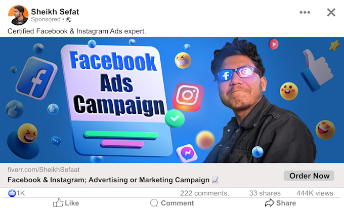 Gig Preview - Be your shopify facebook ads campaign manager, for ecommerce business, ig ads