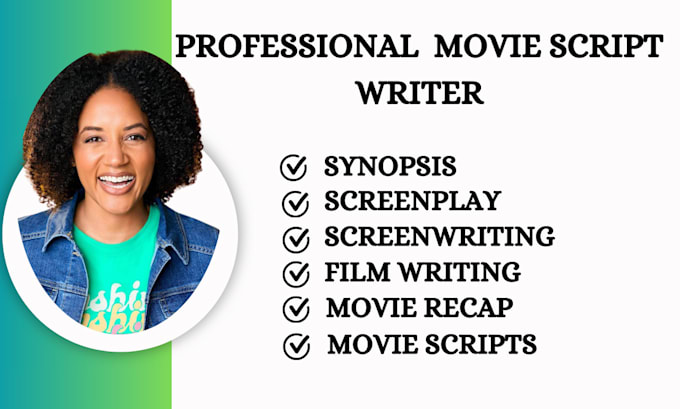 Gig Preview - Write blockbuster movie script, screenplay, screenwriting, feature film, tv show