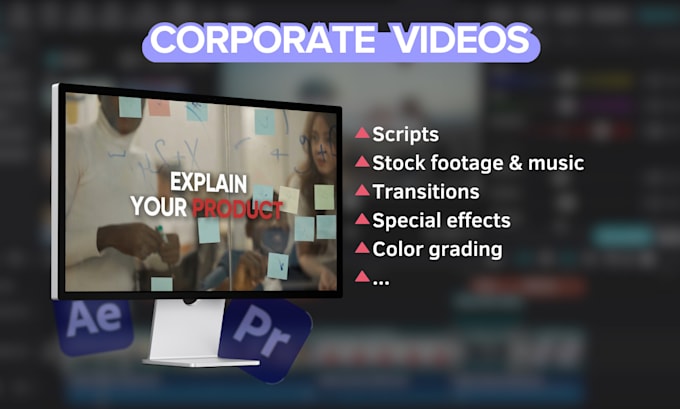 Gig Preview - Script and edit your corporate brand video, ad, or promo