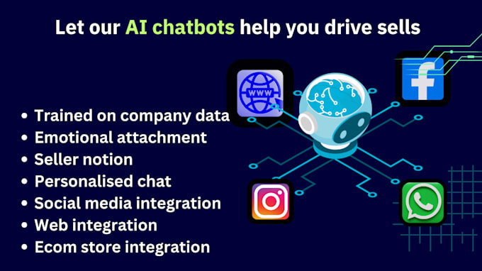 Gig Preview - Build ai chatbots using chatgpt to boost your sales