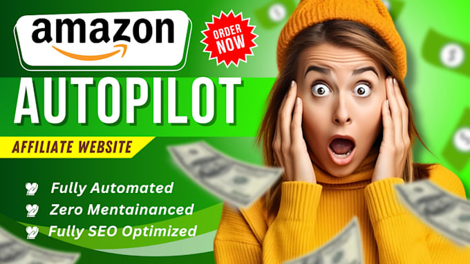 Gig Preview - Do autopilot amazon affiliate marketing website with autoblog