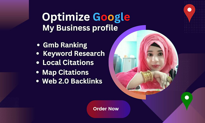 Gig Preview - Optimize google my business profile for local seo and gmb maps ranking