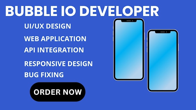 Gig Preview - Be your bubble io developer and bubble mvp flutterflow app adalo app developer