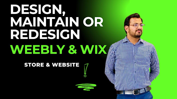 Gig Preview - Revamp your wix or weebly website with stunning custom designs