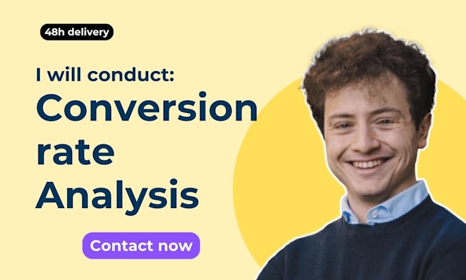 Gig Preview - Do a conversion rate optimization analysis using ga4