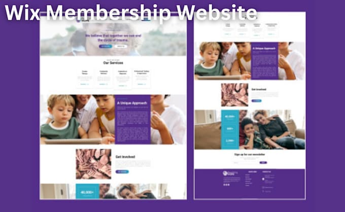 Gig Preview - Wix booking wix 3d dynamic landing page wix membership wix parallax effect