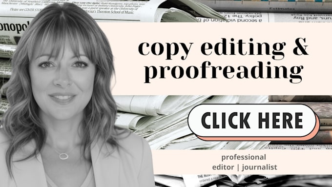 Gig Preview - Professionally proofread and copy edit your press release or other writing