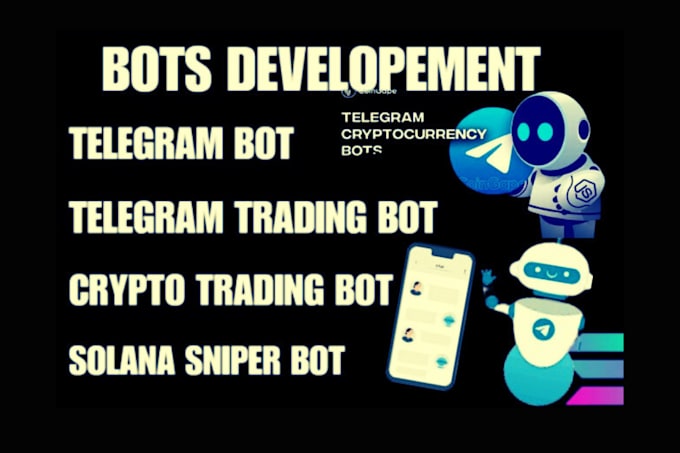 Gig Preview - Build telegram bot, solana trading bot telegram crypto bot, telegram trading bot