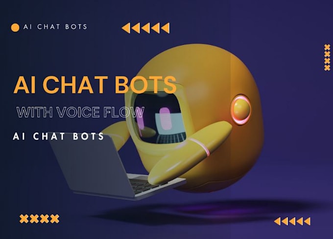 Gig Preview - Develop a custom ai chatbot using voiceflow, intercom and manychat